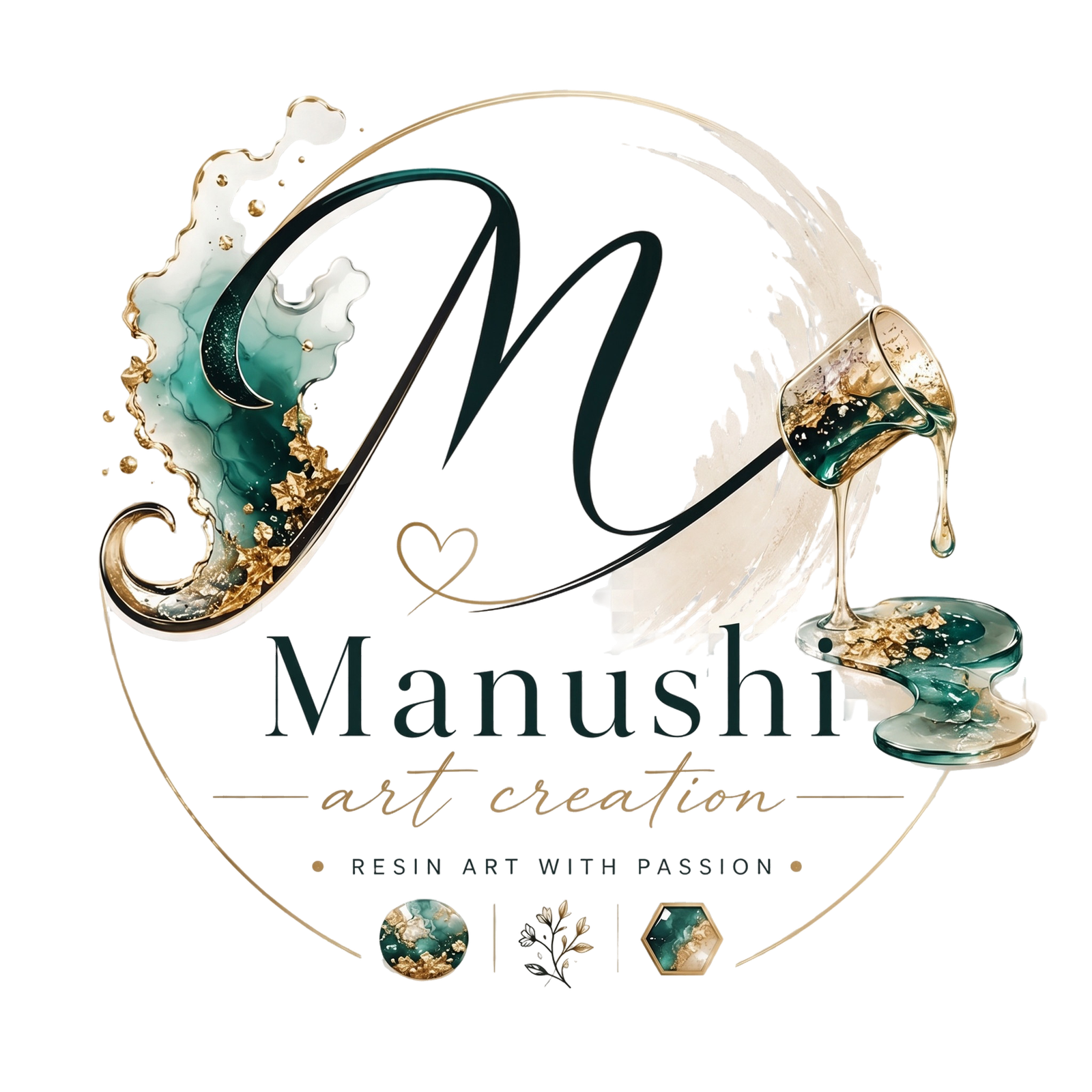 Manushi Art Creation Logo